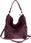 The Grace bags Włoska Torebka Listonoszka Worek na Ramię LH2549 Purple - zdjęcie 3