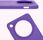 Bizon Silikonowe Etui Soft Case Do Oppo Find X8 Pro Fioletowe - zdjęcie 6