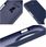 Bizon Silikonowe Etui Soft Case Do Oppo Find X8 Pro Ciemnoniebieskie - zdjęcie 2