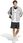 Bluza z kapturem męska adidas ESSENTIALS 3-STRIPES szara JE6338 - zdjęcie 2