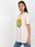 Jasnoróżowy bawełniany t-shirt oversize z napisem - zdjęcie 3