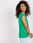 Zielony t-shirt basic Atlanta RUE PARIS - zdjęcie 2