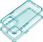Prodej Futerał Matrix Clear Etui Plecki Do Iphone 16 Miętowy - zdjęcie 5