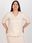 Jasnobrzoskwiniowa bluzka plus size od kompletu - zdjęcie 3