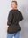 Ciemna khaki bluzka plus size z aplikacją Messina - zdjęcie 2