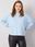 Jasnoniebieska bluza plus size z długim rękawem Florentia - zdjęcie 5