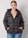 Czarna kurtka dwustronna plus size Irfane - zdjęcie 5