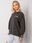 Ciemna khaki bluza bez kaptura Laylin - zdjęcie 2