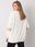 Ecru bluza oversize z nadrukiem Kate - zdjęcie 3