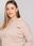 Jasnobeżowa bluza plus size bez kaptura Pasadena - zdjęcie 5
