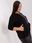 Czarna bawełniana bluza plus size - zdjęcie 5