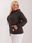 Ciemna khaki bawełniana bluza plus size z kapturem - zdjęcie 4