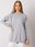 Szara melanżowa długa dresowa bluza basic oversize Rhiannon - zdjęcie 4