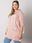 Brudnoróżowa bluza plus size na suwak Zurich - zdjęcie 4