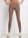 Kawowe legginsy Basic - zdjęcie 5