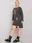 Ciemna khaki sukienka dresowa plus size Akira - zdjęcie 3