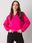 Fuksjowa bluza basic Simae - zdjęcie 3