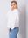 Ecru bluza plus size Mischa - zdjęcie 5