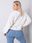 Ecru bluza plus size Mischa - zdjęcie 3