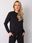 Czarna bluza Casilda RUE PARIS - zdjęcie 4