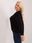Czarna bluza plus size z bawełny Donna - zdjęcie 2