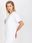 Biały lużny t-shirt plus size z nadrukiem - zdjęcie 3