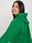 Zielona damska bluza plus size z bawełny - zdjęcie 2