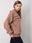 Jasnobrązowa ocieplana bluza oversize Kelly - zdjęcie 2