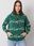 Ciemnozielona bluza plus size z kieszenią Jossy - zdjęcie 3