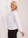 Biała bluzka bawełniana plus size Sandy - zdjęcie 2