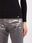 Czarna bluzka longsleeve basic w prążek - zdjęcie 3