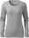 Koszulka z długim rękawem damska longsleeve szara SLIM 139 - zdjęcie 2