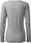Koszulka z długim rękawem damska longsleeve szara SLIM 139 - zdjęcie 3
