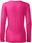 Koszulka z długim rękawem damska longsleeve różowa SLIM 139 - zdjęcie 3