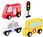 Fisher-Price Drewniane samochody Zestaw 3 pojazdów do zabawy JCY32 - zdjęcie 5