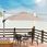 Parasol ogrodowy Costway Parasol Z Podstawą Krzyżową I Aluminiowym Słupkiem 300x261cm Brązowy Np11584Cf - zdjęcie 5