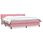 Łóżko typu Box Spring z materacami Różowy 180x220 cm Aksamit - zdjęcie 5