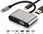 ADAPTER PRZEJŚCIÓWKA USB-C DO HDMI 4K VGA HUB USB 3.0 USB-C POWER DELIVERY - zdjęcie 2
