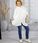 Elegancka koszula bluzka oversize ze stójką ANNA - zdjęcie 6