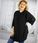 Elegancka koszula bluzka oversize ze stójką ANNA - zdjęcie 2