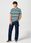 WRANGLER SS STRIPE TEE MĘSKA KOSZULKA T-SHIRT NAVY 112357450 - zdjęcie 4