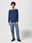 WRANGLER MĘSKA KOSZULKA POLO SWEATSHIRT NAVY 112357373 - zdjęcie 5