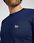 LEE MĘSKA KOSZULKA LS PATCH LOGO TEE TRUE NAVY 112355591 - zdjęcie 3