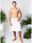 Kilt frotte wiązany OEKO-TEX® Standard YEYE Made in Nature Ecru XL - zdjęcie 1