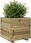 Zakito Home Donica Ogrodowa Diy Impregnowane Drewno Sosnowe 50X50X49,5cm Naturalny Kolor Zh3282518 - zdjęcie 4