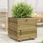 Zakito Home Donica Ogrodowa Diy Impregnowane Drewno Sosnowe 50X50X49,5cm Naturalny Kolor Zh3282518 - zdjęcie 5