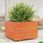 Zakito Home Donica Ogrodowa Diy Lite Drewno Sosnowe 70X70X49,5cm Woskowy Brąz Zh3282526 - zdjęcie 4