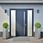 Zakito Home Donica Ogrodowa Stalowa 40X34,5X70cm Czarna Zh851168 - zdjęcie 6