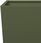 Zakito Home Donica Ogrodowa Stalowa 45X45X75cm Zielona Zh851100 - zdjęcie 3