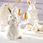Villa Italia Talerz Na Jajka Ceramiczny Z Zajączkiem 21cm Bunny - zdjęcie 3